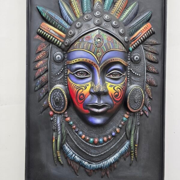 3d Tribal Face Portrait