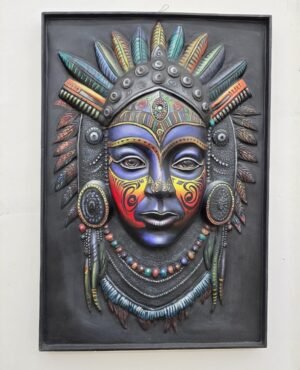 jkversatileart - 3d Tribal face portrait