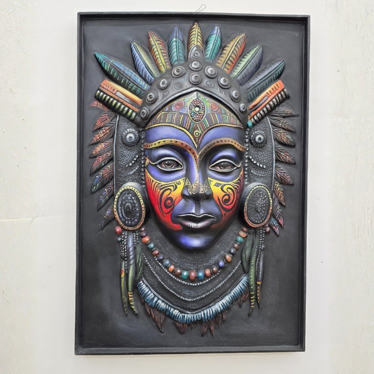 jkversatileart - 3d Tribal face portrait